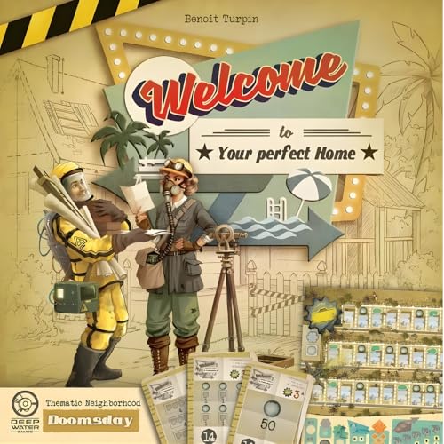Welcome to The Neighborhood Board Game Expansions Bundle: Doomsday, Summer, Outbreak, Al Solo Expansion, and Playmat (5 Items)