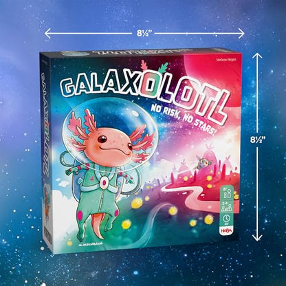 HABA Galaxolotl – Math-Based Strategy Kids Card Games for Ages 8+, Space-Themed Kids Board Games for Family Night
