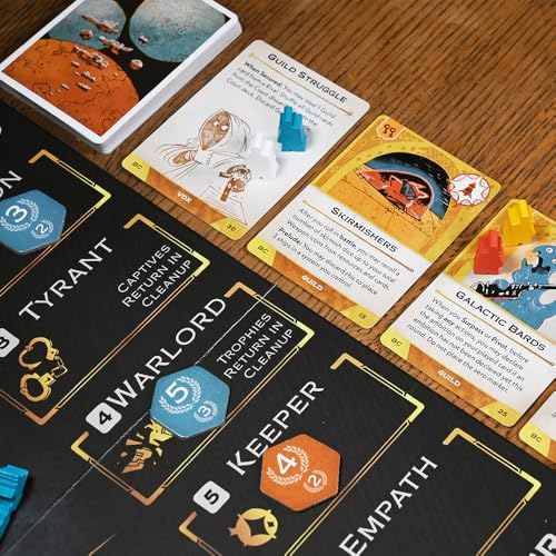 Arcs Board Game by Leder Games | Ages 14+ | 2–4 Players | Tactical Space Opera Strategy Game with Trick-Taking Action System, Galactic Warfare, Diplomacy & Asymmetric Play