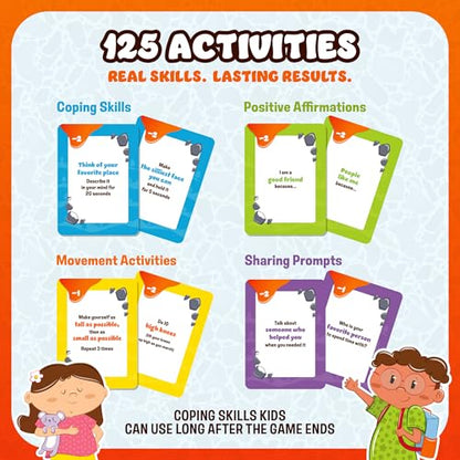 Escape from Anger Mountain Board Game | Anger Management Game for Kids Ages 6+ | Coping Skills and Emotional Regulation | Therapy Game for Kids | 2-8 Players