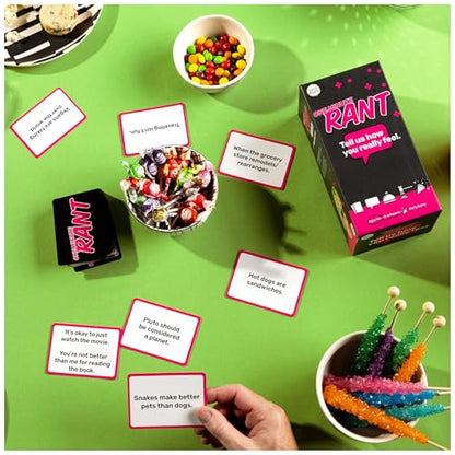 Spin Master Games One Minute Rant The Controversial Family Game | Rant For 60 Seconds On A Topic, Sparks Lively & Funny Debates, Great Pick For Family Game Night, For 3-8 Players, Ages 12+