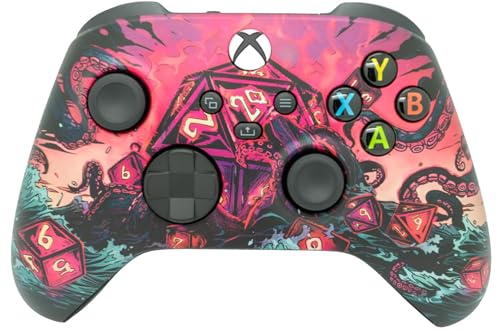 Wireless Custom Controller Compatible with PC, Windows 10+, Series X/S & One (Series X/S Colorful Squid) - color: Series X/S Colorful Squid
