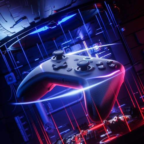 NYXI Imperial PC Gaming Controller with Adjustable Tension TMR Joysticks, Interchangeable Buttons for PC/Switch Layouts, 1000Hz Polling Rate, Dual-Mode Triggers, 1200mAh Battery & Dock - for PC/Switch/Android/TV