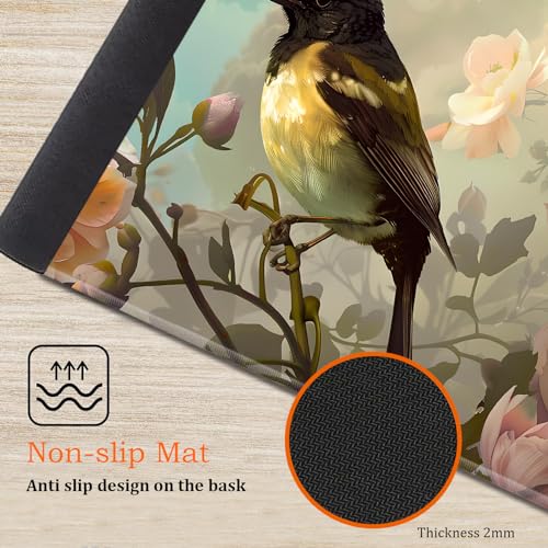 for MTG Playmat Non-Slip Rubber Play Mat with Storage Bag Combination, Ideal for Card Game Lovers TCG Play Mat, Cute Bird - color: Cute Bird