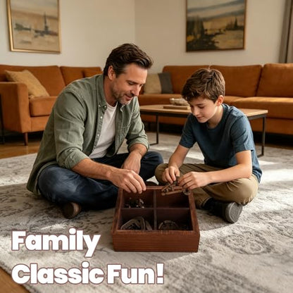 Metal Brain Teaser Puzzles for Adults Teens - Brain Teaser Puzzles with Wooden Box 3D Puzzle Game Toys for Adults Teens - Unlock Interlocking Puzzle Adults Teens IQ Education Smart Toys - color: Style C