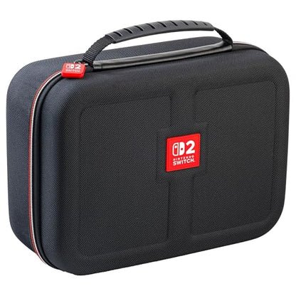 R.D.S. Industries Game Traveler Deluxe Licensed System Case for Nintendo Switch 2 and OLED, Black, Large (NS262)
