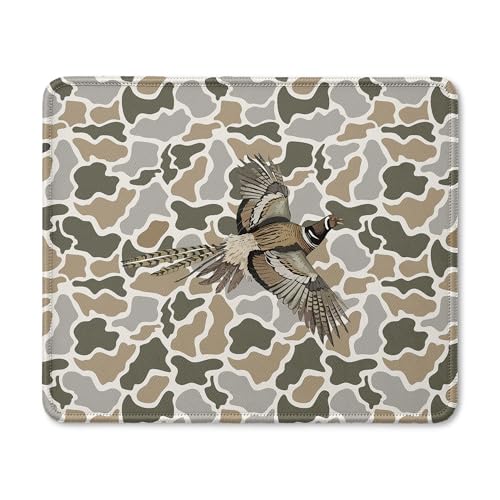 Camo Flying Bird Mouse Pad, Bird Lover Gifts, Wildlife Hunting Style Animal Mouse Pad for Home Office Computer Gaming Desk Essentials, 9.5x7.9 Inch - color: 13Child