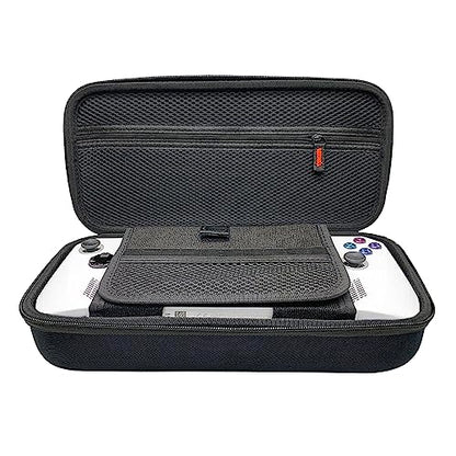 Voikoli Carrying Case for Asus Rog Alloy 7''2023/Asus Rog Ally X 2024,Protective Hard Shell Carry Case Built-in AC Adapter Charger Storage, Portable Travel Carrying Case (Black-d) - color: Black-d