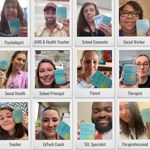 52 Essential Social Dilemmas: Skills for Kids & Teens to Thrive in Middle School - Conversation Cards Created by Teachers & Counselors for Family, Classroom, Counseling, Therapy Game (6-8 Grade) - style: Social Dilemmas