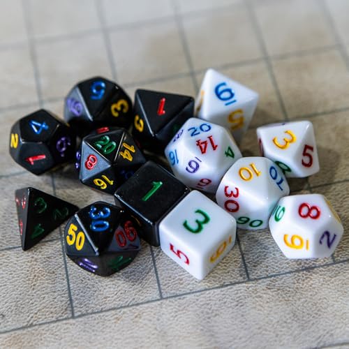 1985 Games Mystery Dice, DND Dice Set of 7 Polyhedral Dice, Wide Range of Patterns, Gaming Dice, Suitable for Role Playing, Table Games (Mystery Pack of 1) - color: Mystery Dice, size: Pack of 1