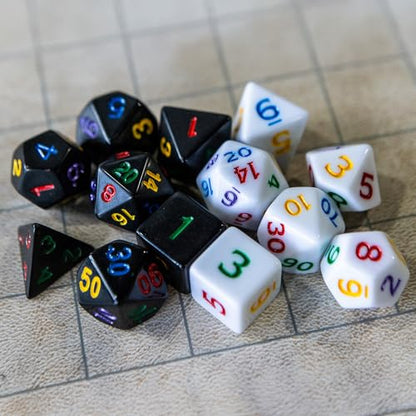 1985 Games Mystery Dice, DND Dice Set of 7 Polyhedral Dice, Wide Range of Patterns, Gaming Dice, Suitable for Role Playing, Table Games (Mystery Pack of 1) - color: Mystery Dice, size: Pack of 1
