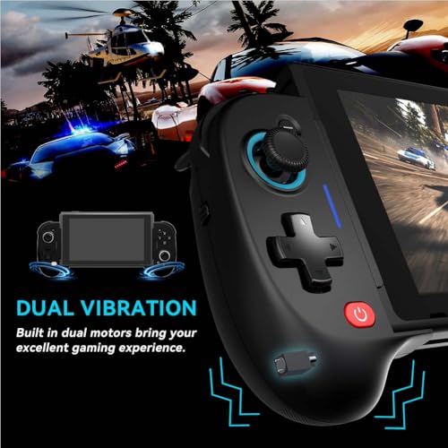 ShanWan Mobile Game Controller, Suitable for iPhone/Android/Switch/Switch OLED, Hall Effect Joystick, Turning your Phone into a Game Console to play Xbox, PlayStation, Call of Duty Roblox、Fortnite - size: Switch and iPhone/Android