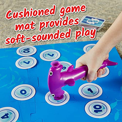 hand2mind Hammerhead Number Hunt! Math Game, Addition and Subtraction Games, Educational Board Games, Fun Games for Family Game Night, Kindergarten Learning Games for Kids Ages 5-7, Kids Learning Toys