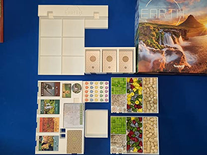 Insert/Organizer for Earth Board Game (fits Sleeved Cards)