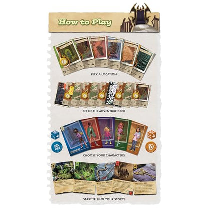 Pencil First Games: The Siblings Trouble: Expanded Deluxe Edition - Cooperative Exploration Storytelling Card Game, Ages 12+, 2-5 Players, 30 Min