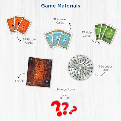 Exit: The Forbidden Castle | Exit: The Game - A Kosmos Game | Family-Friendly, Card-Based At-Home Escape Room Experience for 1 to 4 Players, Ages 12+
