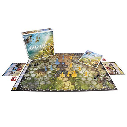 Steamforged Games: Godtear the Board Game (The Borderlands Starter Set) | Finvarr, Titus, Double-Sided Battlefield, No Assembly, 45-60 Minute, 14 Plus, (2 Players) - style: The Borderlands Starter Set