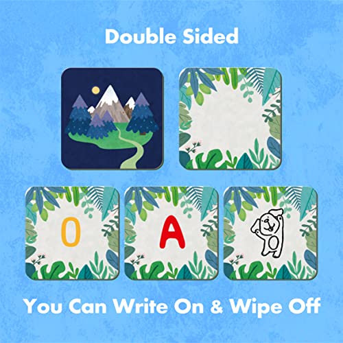 Hebayy Memory Matching Game, 72 PCS Camping Theme Matching Cards for Toddlers 36 Designs Memory Cards Educational Learning Toys for Preschool 4 5 6 Years Old - style: Camping Theme