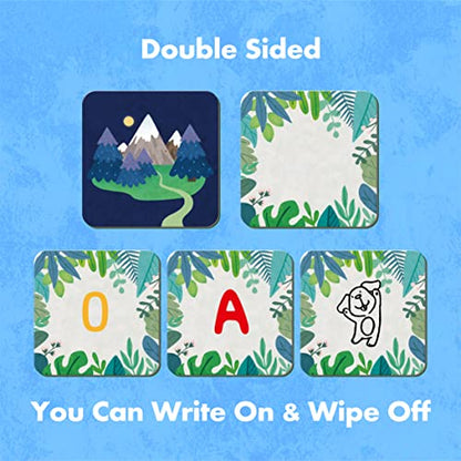 Hebayy Memory Matching Game, 72 PCS Camping Theme Matching Cards for Toddlers 36 Designs Memory Cards Educational Learning Toys for Preschool 4 5 6 Years Old - style: Camping Theme