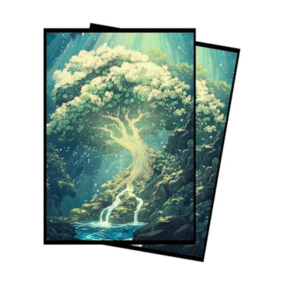Green-Blue Guild - MTG Card Sleeves, 104ct, Standard Size, Smooth | Perfect for Double Sleeving, Smudge Resistant Matte Back, Standard 66x92mm - Compatible with Magic The Gathering & TCG Cards - color: Simic