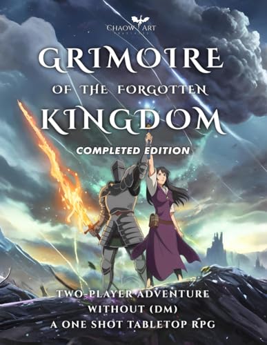 One Shot Adventure Two-Player Campaign without DM Fantasy Story idea for Tabletop RPGs: The Grimoire of the Forgotten Kingdom Complete Edition, ... Dice Roll, Perfect for Playing With Friend