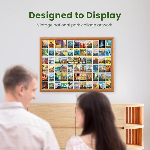 MasterPieces National Parks Maps 1000 Piece Jigsaw Puzzle for Adults, Family, Or Youth - America's National Parks by Anderson Design - style: America's National Parks by Anderson Design