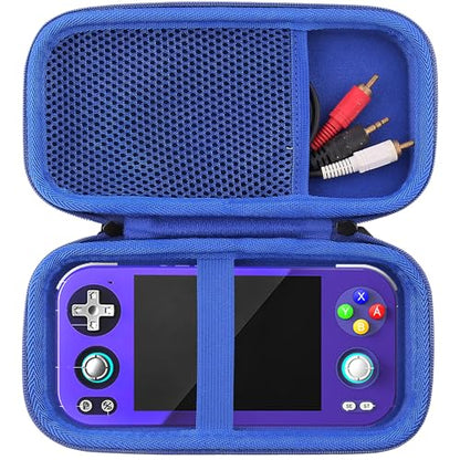 WAIYUCN Hard Carrying Case Compatible with RG476H Retro Game Console Handheld Game Protective Case (blue) - color: blue