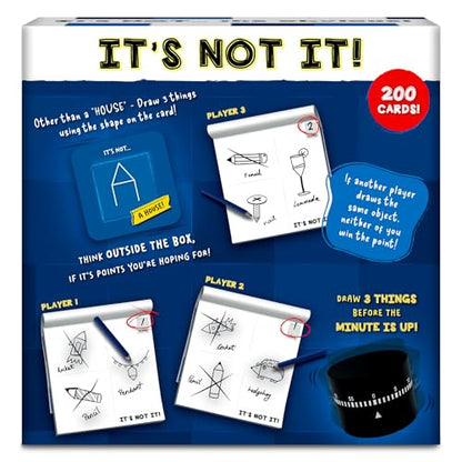 Skillmatics Card & Board Game – It’s Not It, Hilarious Drawing Game | Fast-paced Fun, Perfect for Family Game Nights, Race to Doodle, Gifts for Kids, Teens, Adults Ages 7, 8, 9, 10 & Up - style: It’s Not It!