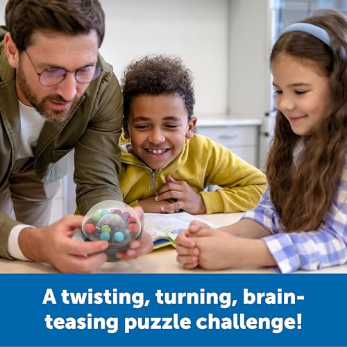 Learning Resources Scramboozle Puzzle Ball - 3D Brain Teaser Puzzles for Kids and Adults, Puzzles for Teens, Problem Solving Puzzle Games, Travel Games, Fidget Toys, Gifts for Boys and Girls