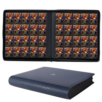2000 Pockets Trading Card Binder, 20-Pocket Card Ablum Compatible with MTG,Sports Cards & Other Standard Size Trading Card (NAVY BLUE) - color: 20 Pocket Navy Blue