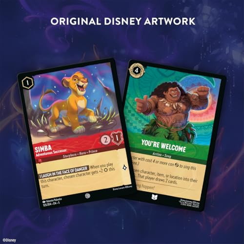 Ravensburger Disney Lorcana TCG: Shimmering Skies - Emerald & Steel Single-Player Starter Deck | Engaging Gameplay | Over 200 Original Disney Artworks | Ideal for Ages 8+