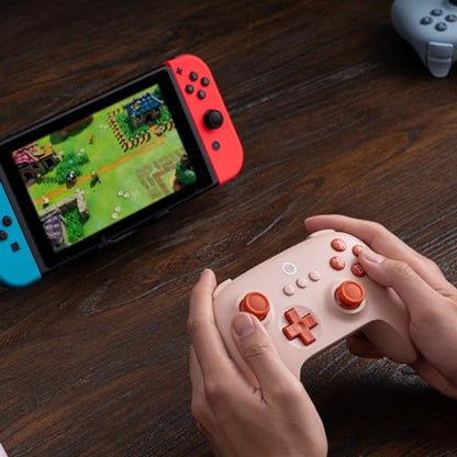 8Bitdo Ultimate C Bluetooth Controller for Switch (Orange) | Ultimate Quality Bluetooth connectivity with 6-axis Motion Control and Rumble Vibration - color: Orange