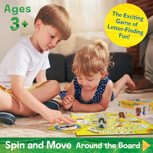 Briarpatch, The Very Hungry Caterpillar Spin & Seek ABC Game, Based On Board Books By Eric Carle, Preschool Learning For Kids