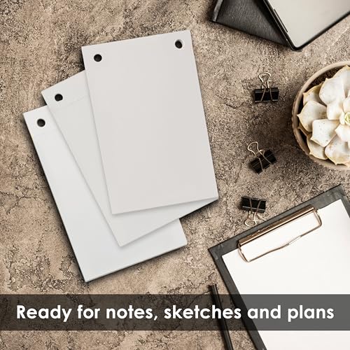 Northwind Personalized Leather Notepad Refill – Made in USA – Custom Monogrammed Full-Grain Desk Jotter with 100 Sheets – Refillable Memo Pad Holder – Personalized Gift for Men, Women, Office, Everyday Notes