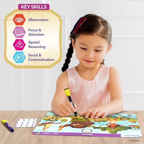Skillmatics Search and Find Disney Princess Educational Game - Reusable Preschool Learning Activity, Perfect for Toddlers & Kids, Screen-Free Fun, Art & Crafts, Gifts for Boys & Girls Ages 3, 4, 5, 6 - style: 1. ⁠Search & Find Disney Princess