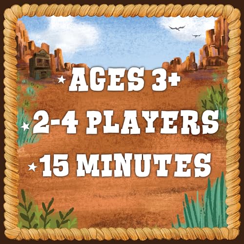 Peaceable Kingdom Meowdy Partner Cooperative Matching Game | A cooperative game where players team up to win together. Includes 27 cowboy cat cards and 1 scratching post. Ages 3+.