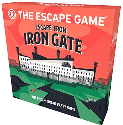 The Escape Game: Escape from Iron Gate - The Puzzle Completing, Drawing, Acting and Trading Prison Break Party Game by Pressman, Multi Color
