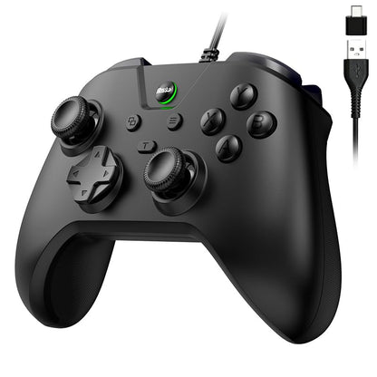 Megadream Wired Controller for Switch 2|1/PS4/PS3/PC/Android Gaming Controller, 1000Hz Polling Rate, 2M USB Cable, USB -C Adapter, Ergonomic Gamepad Joystick