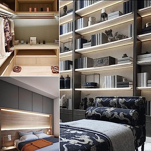 4.9ft LED Strip Lights Dimmable, 5V Daylight Plug in Sticky Rope Lighting | Soft Dotless COB String, Flexible and Cuttable, CRI 90, USB Tape for TV Backlight, Cabinet, Mirror, Bedroom, Computer, DIY - size: 4.92ft-4000K-USB Dimmer