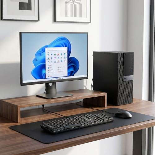 Dell Gaming Tower Desktop PC – Intel Core i5-6500 – 16GB RAM – 512GB SSD – GeForce GTX 1050 Ti – New 24" LED Monitor – Keyboard & Mouse – Windows 11 Pro – Gaming Computer (Renewed)