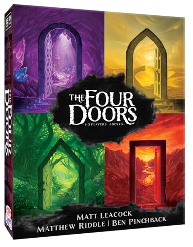 Happy Camper - The Four Doors | Cooperative Game by Pandemic and Forbidden Island Creator | Perfect for Solo Play, Two Players, and Small Groups | Portable Adventure Game