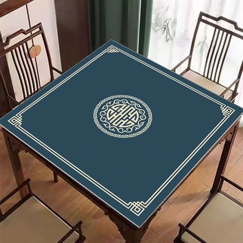 Icegrey Table Cover for Mahjong, Mahjong Table Mat 28" X 28", Style 10 | Anti-Slip Gaming Mat for Mah Jongg, Card, Board & Tile Games - color: Style 10, size: 28" X 28"