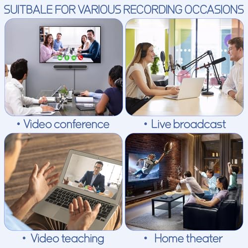 4K Capture Card HDMI to USB A/C Video Capture Recording Device | with USB 3.0 & 100W PD Port for Quest 3, PS5/4, Switch 2/1, Camera, Xbox, Tablet, PC, OBS, MacOS/Windows, Plug & Play