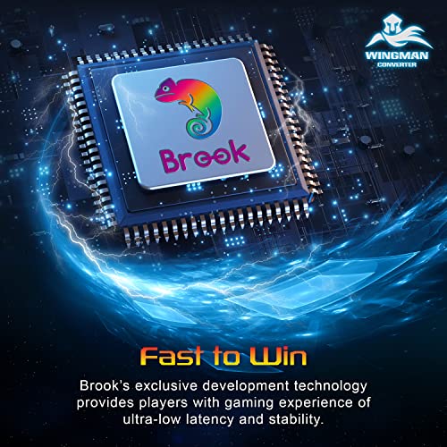 Brook Wingman PS2 Converter - Wireless Version of PS4/3 to PS2/1, Retro Consoles Converter on PS2/ PS1/PS Classic Consoles, for PS Retro Consoles - color: Black