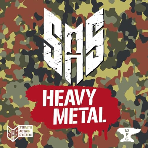 Word Forge Games: SAS Rogue Regiment - Heavy Metal Expansion - Strategy Board Game, WWII Stealth Action, Military Theme, Ages 14+, 1-4 Players, 60 Min - style: Heavy Metal