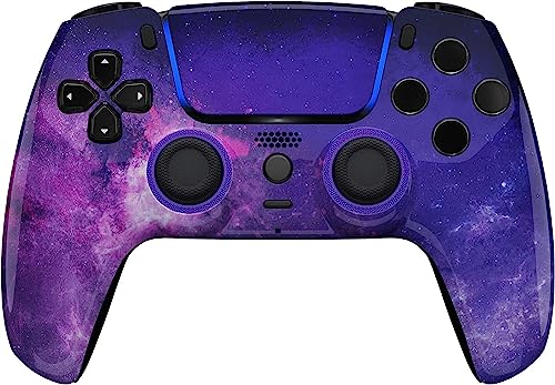 Custom Controllerzz Custom Wireless Controller Compatible with PS5 - Multiple Designs Available (PS5 Galaxy) - color: PS5 Galaxy
