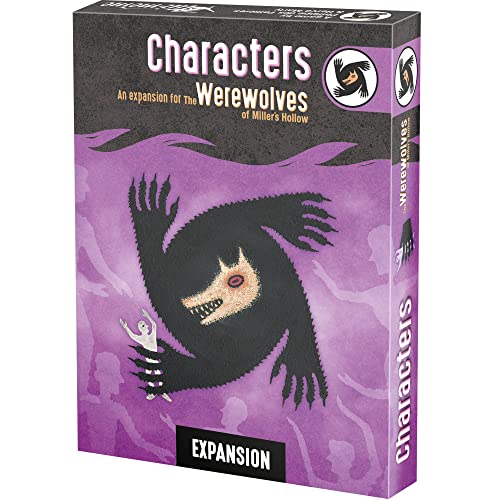 The Werewolves of Miller's Hollow Characters Expansion - New Roles & Game-Changing Abilities! Social Deduction Party Game for Kids & Adults, Ages 10+, 8-28 Players, 30 Min Playtime, Made by Zygomatic