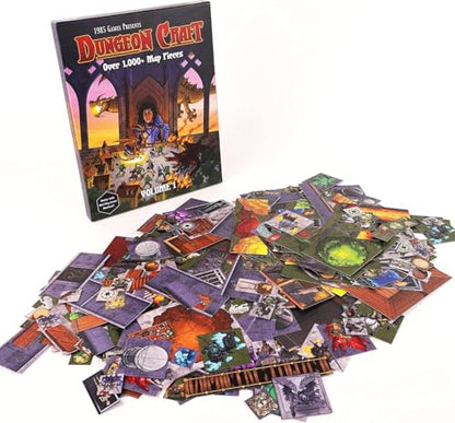 Dungeon Craft Board Game: Volume 1 Loose Leaf Inside a Custom Box, Water Resistant, Dry Erase by 1985 Games - style: Volume 1