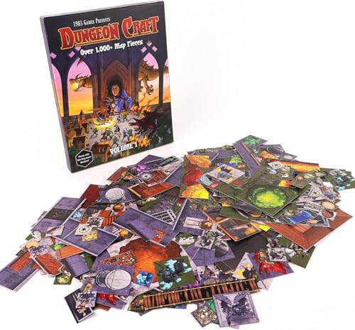 Dungeon Craft Board Game: Volume 1 Loose Leaf Inside a Custom Box, Water Resistant, Dry Erase by 1985 Games - style: Volume 1