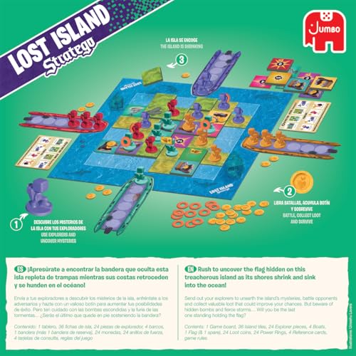 Stratego Lost Island, Fun Multiplayer Family Strategy Game, 2-4 Players, Aged 8 Years Plus